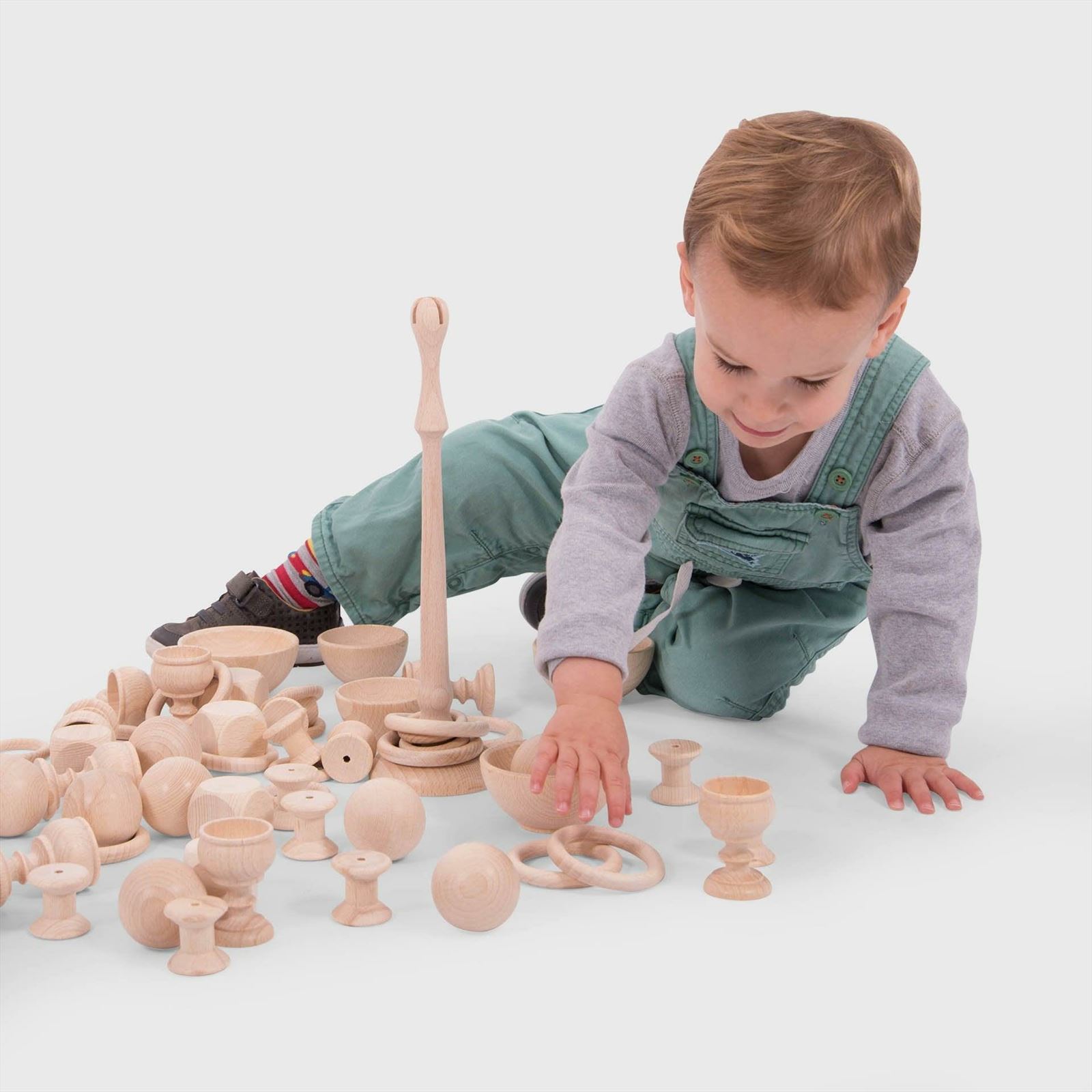 TickiT - Natuurlijke Houten Ringen Medium