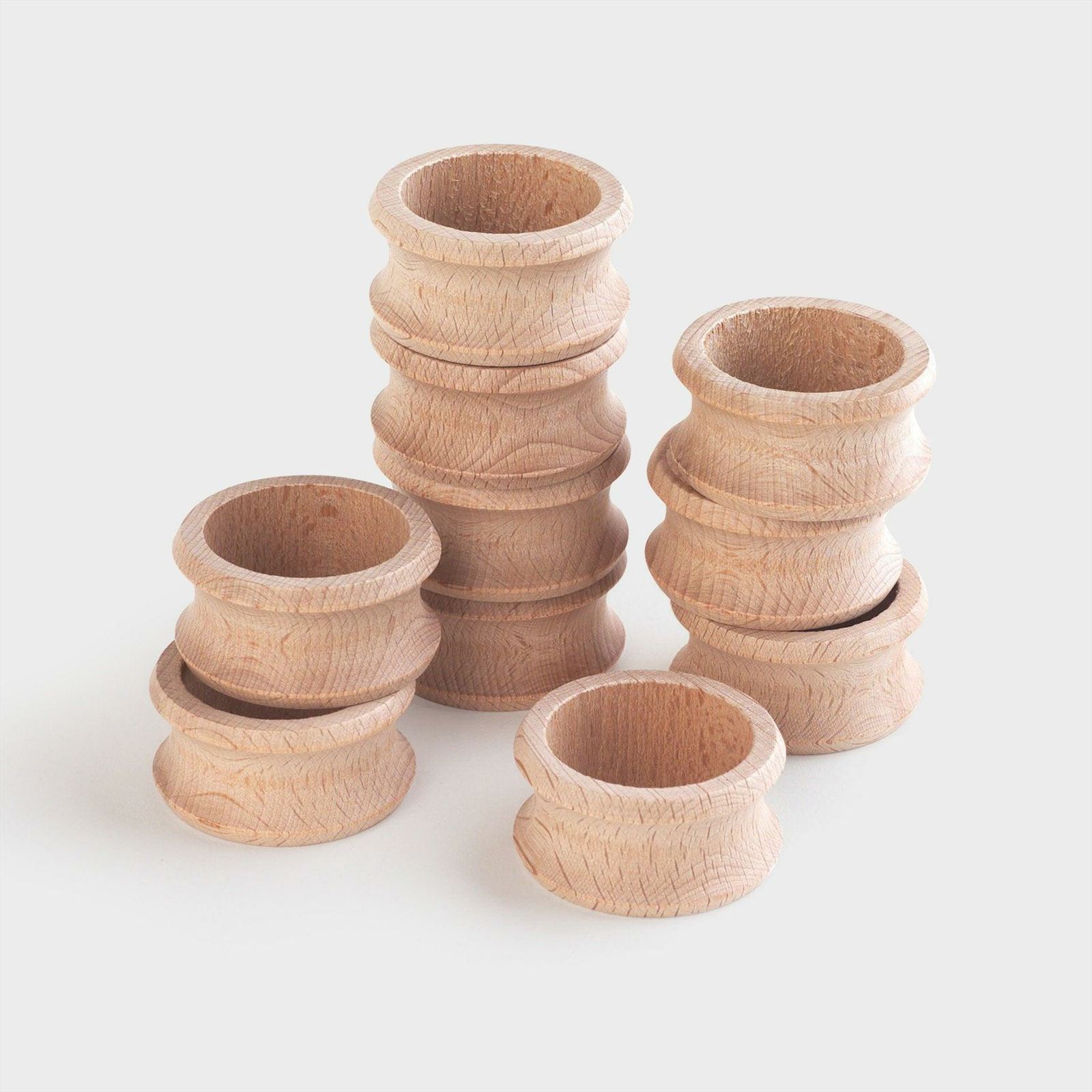 TickiT - Natuurlijke Houten Servetringen