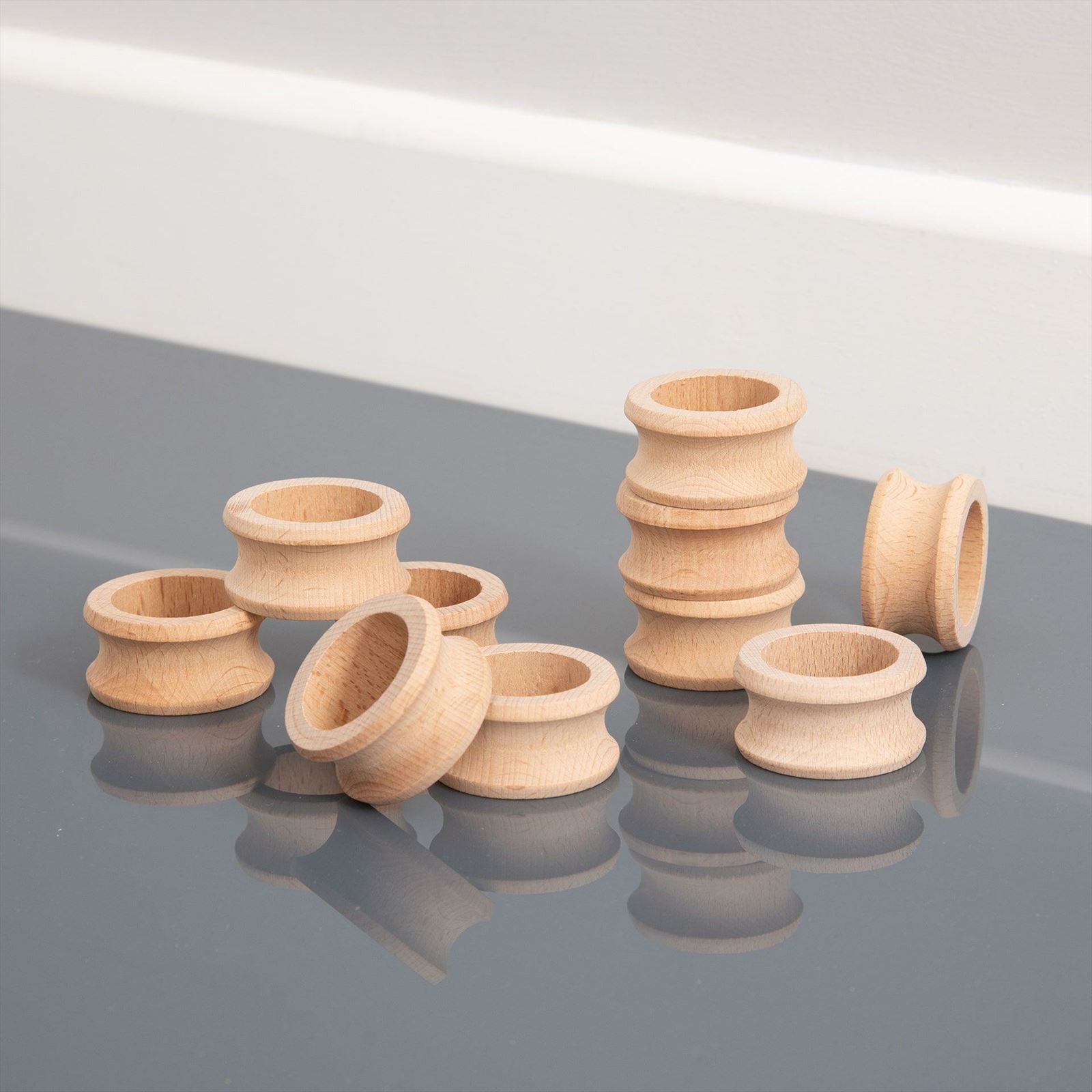 TickiT - Natuurlijke Houten Servetringen