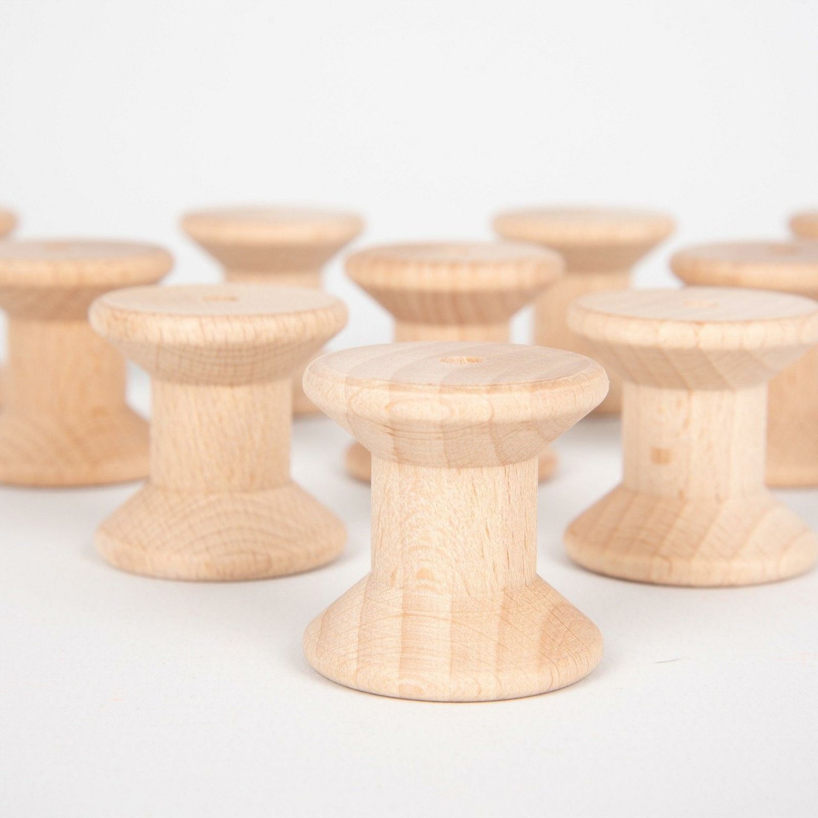 TickiT - Natuurlijke Houten Spoelen