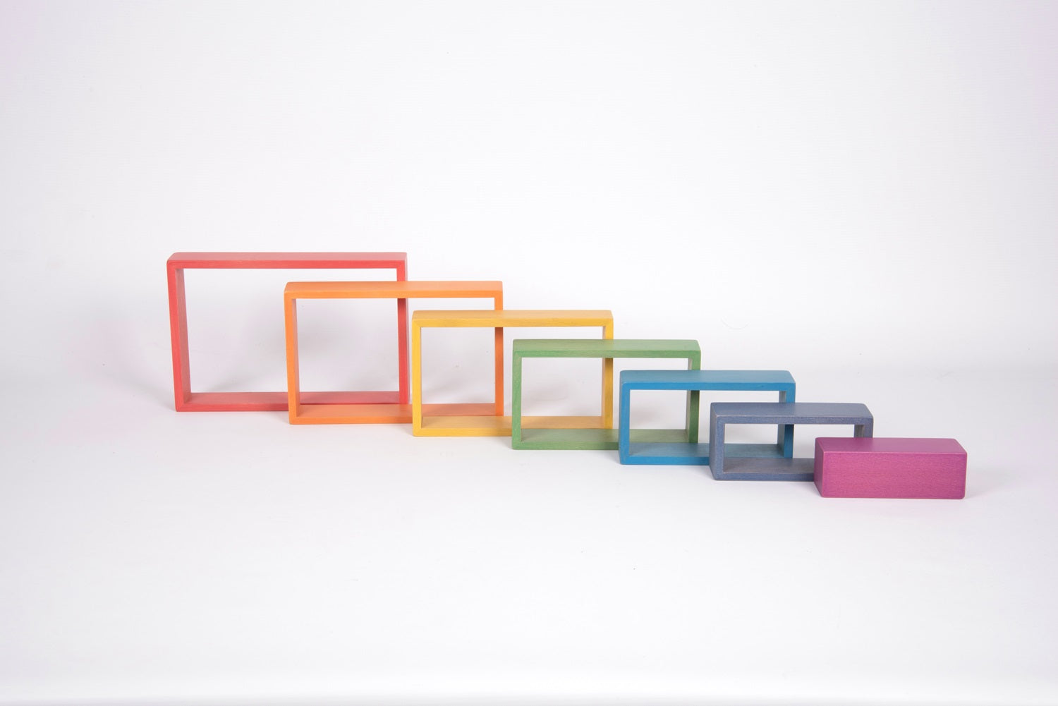 TickiT - Regenboog Houten Architect Rechthoeken