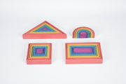 TickiT - Regenboog Houten Architectenset