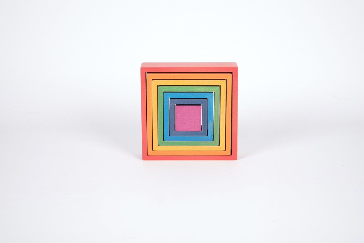 TickiT - Regenboog Houten Architect Vierkanten