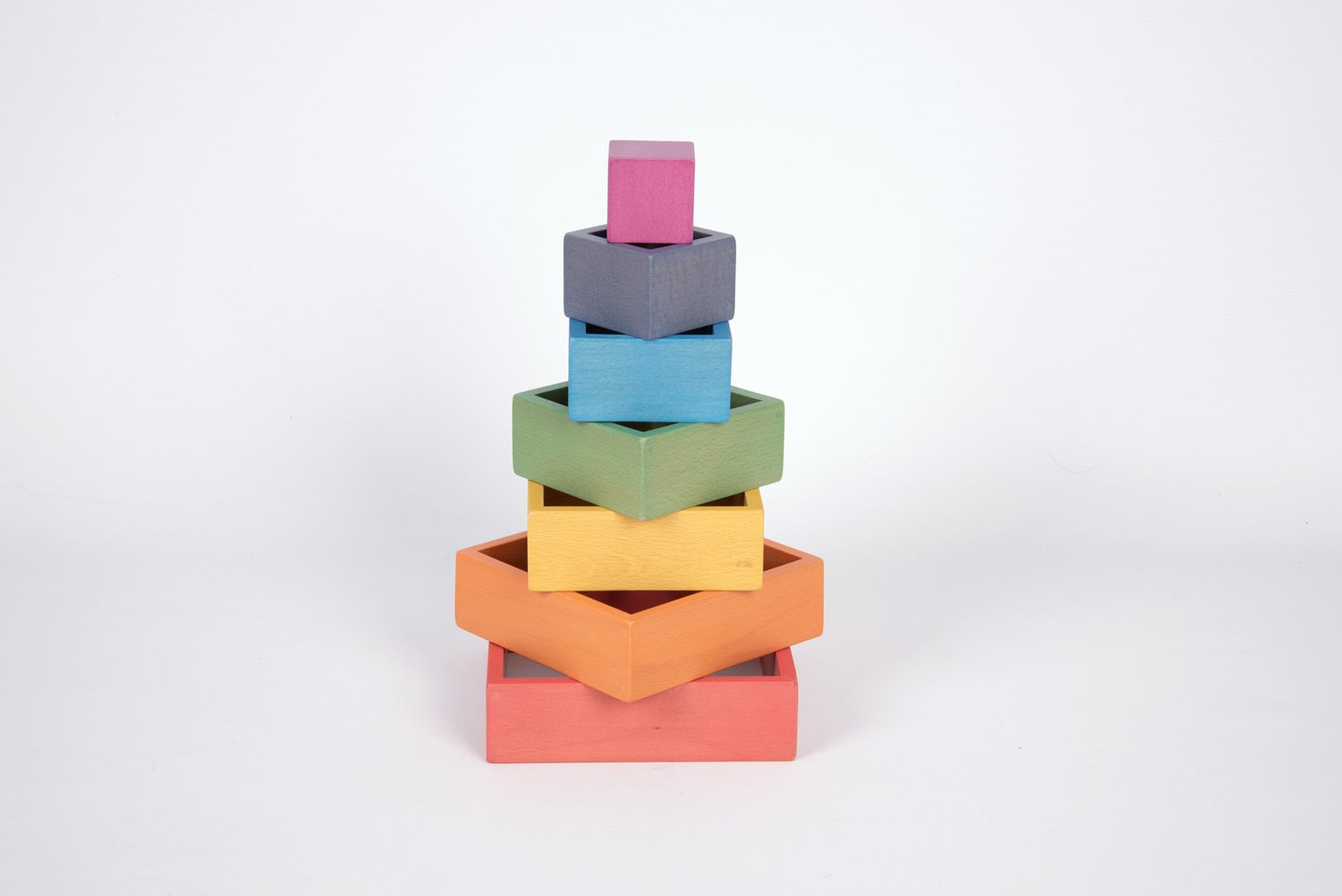 TickiT - Regenboog Houten Architect Vierkanten