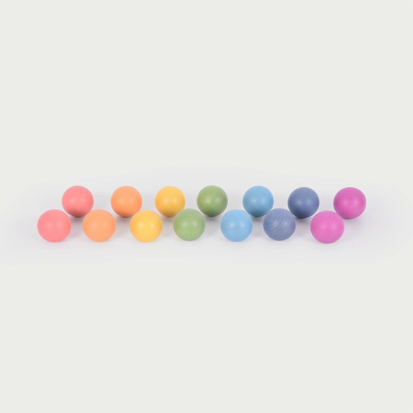 TickiT - Regenboog Houten Ballen