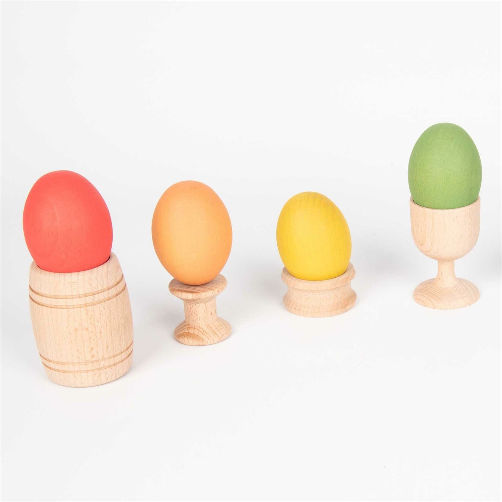 TickiT - Regenboog Houten Eieren