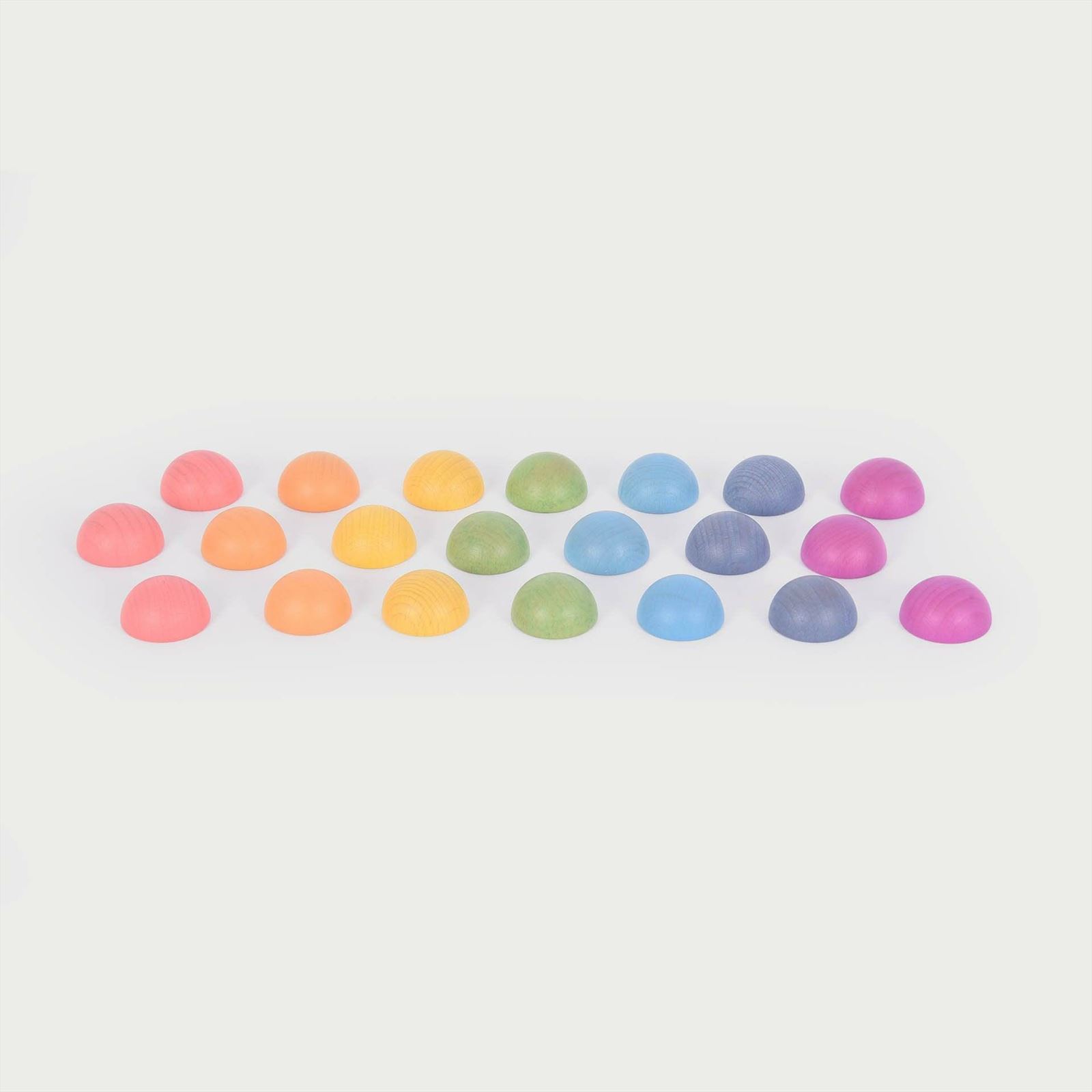 TickiT - Regenboog Houten Halve Bollen