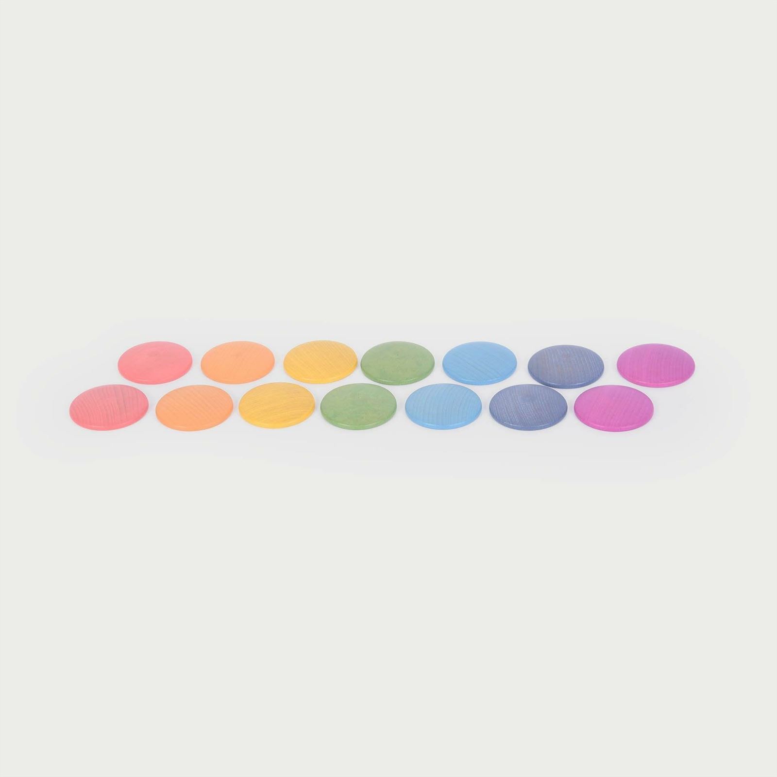 TickiT - Regenboog Houten Schijven