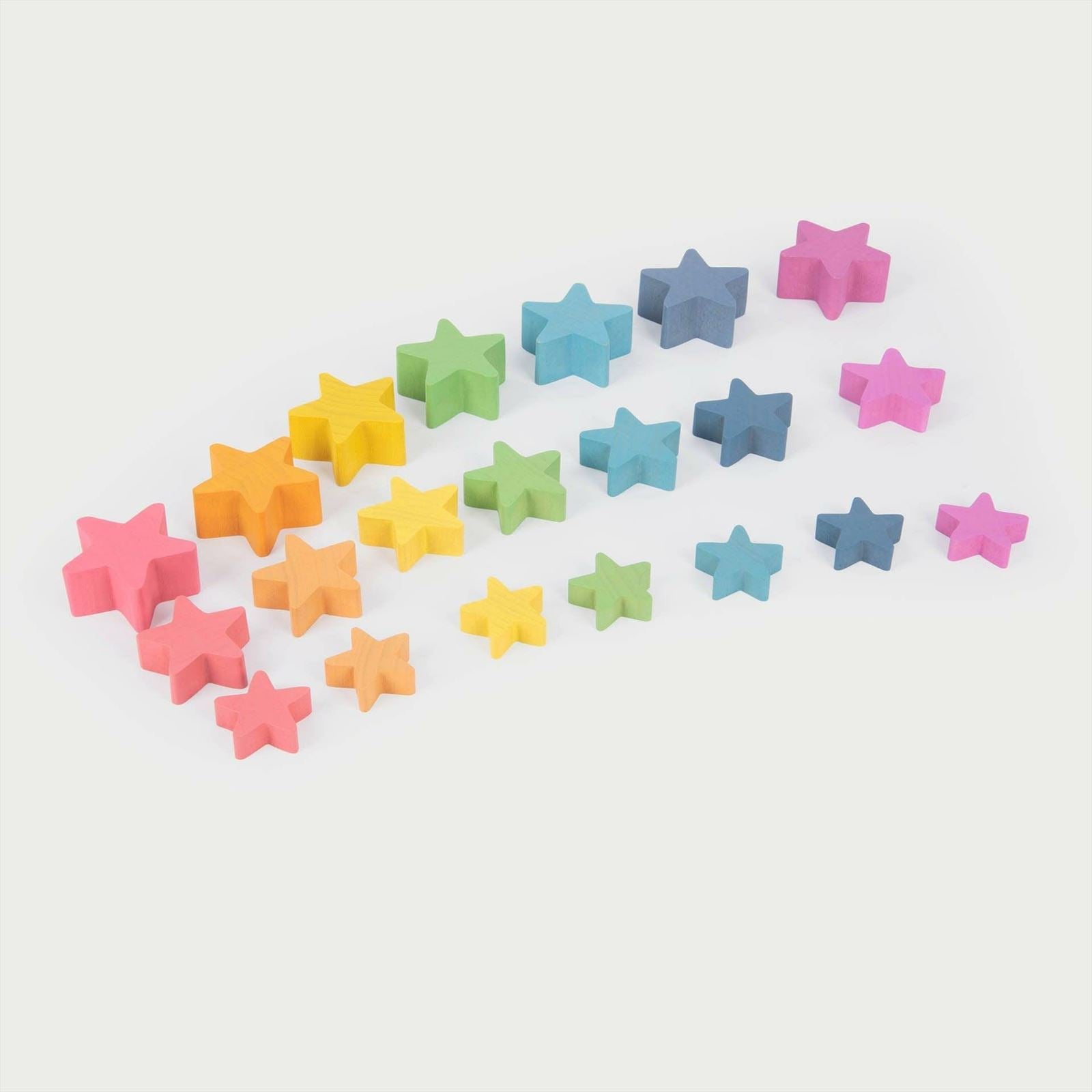TickiT - Regenboog Houten Sterren