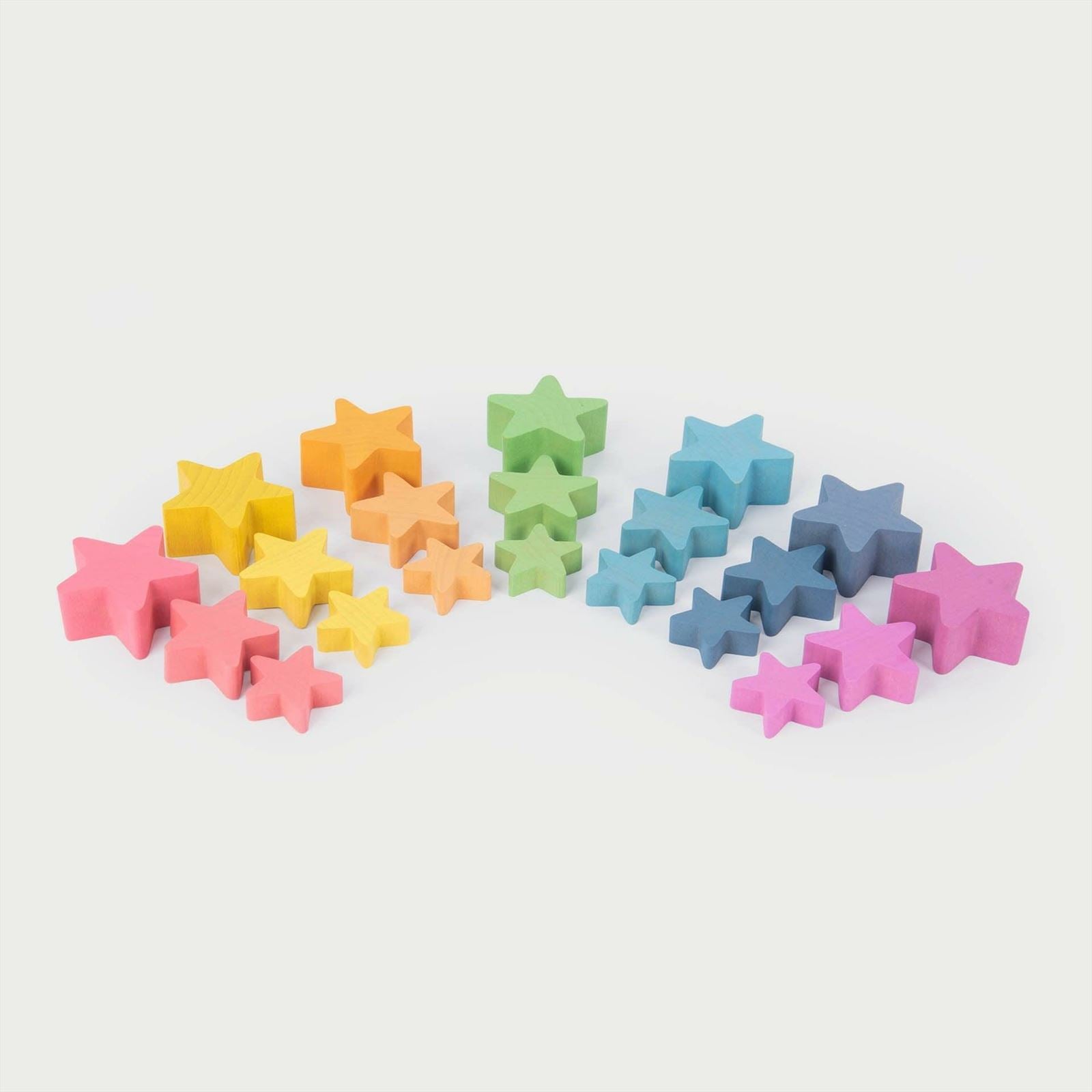 TickiT - Regenboog Houten Sterren