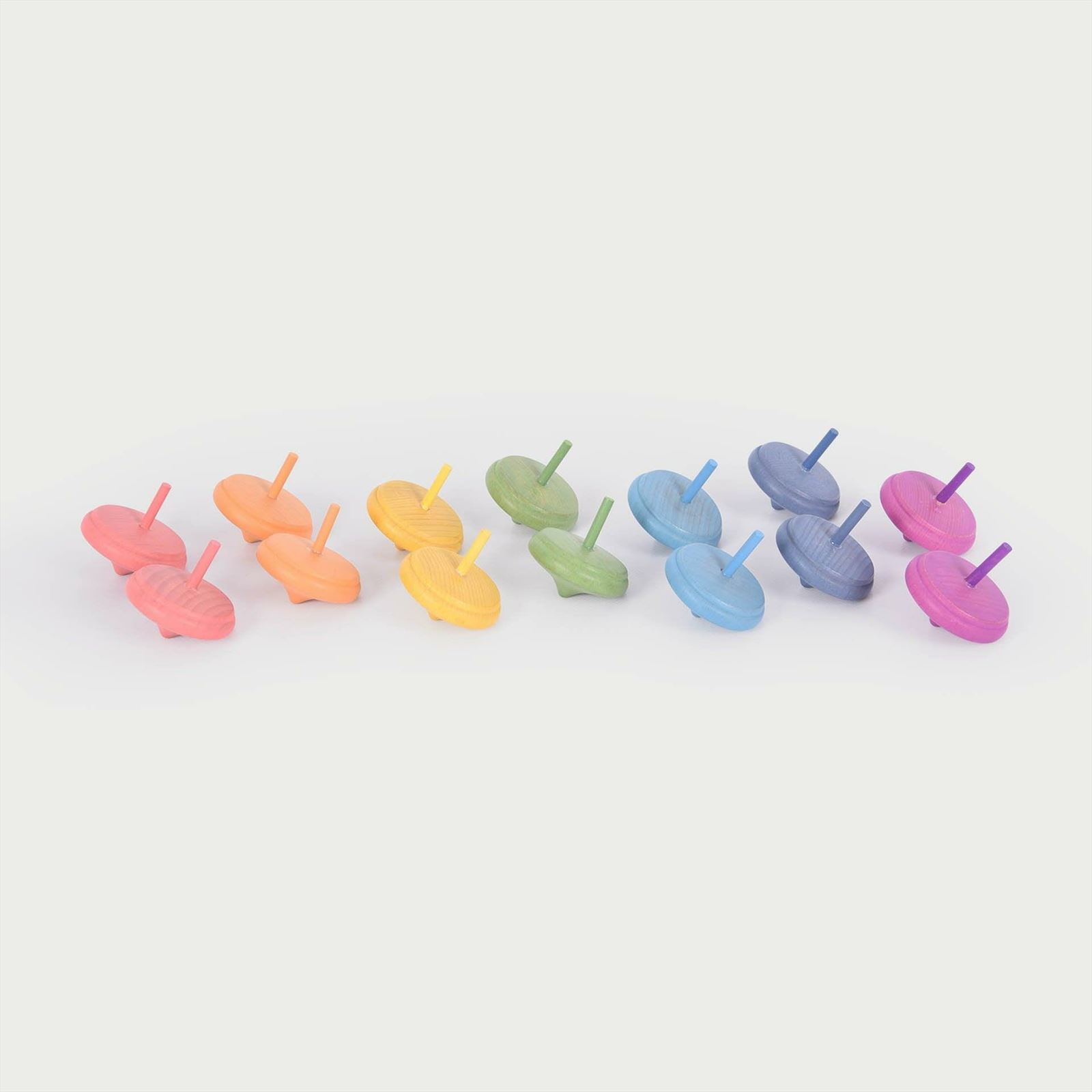 TickiT - Regenboog Houten Tollen