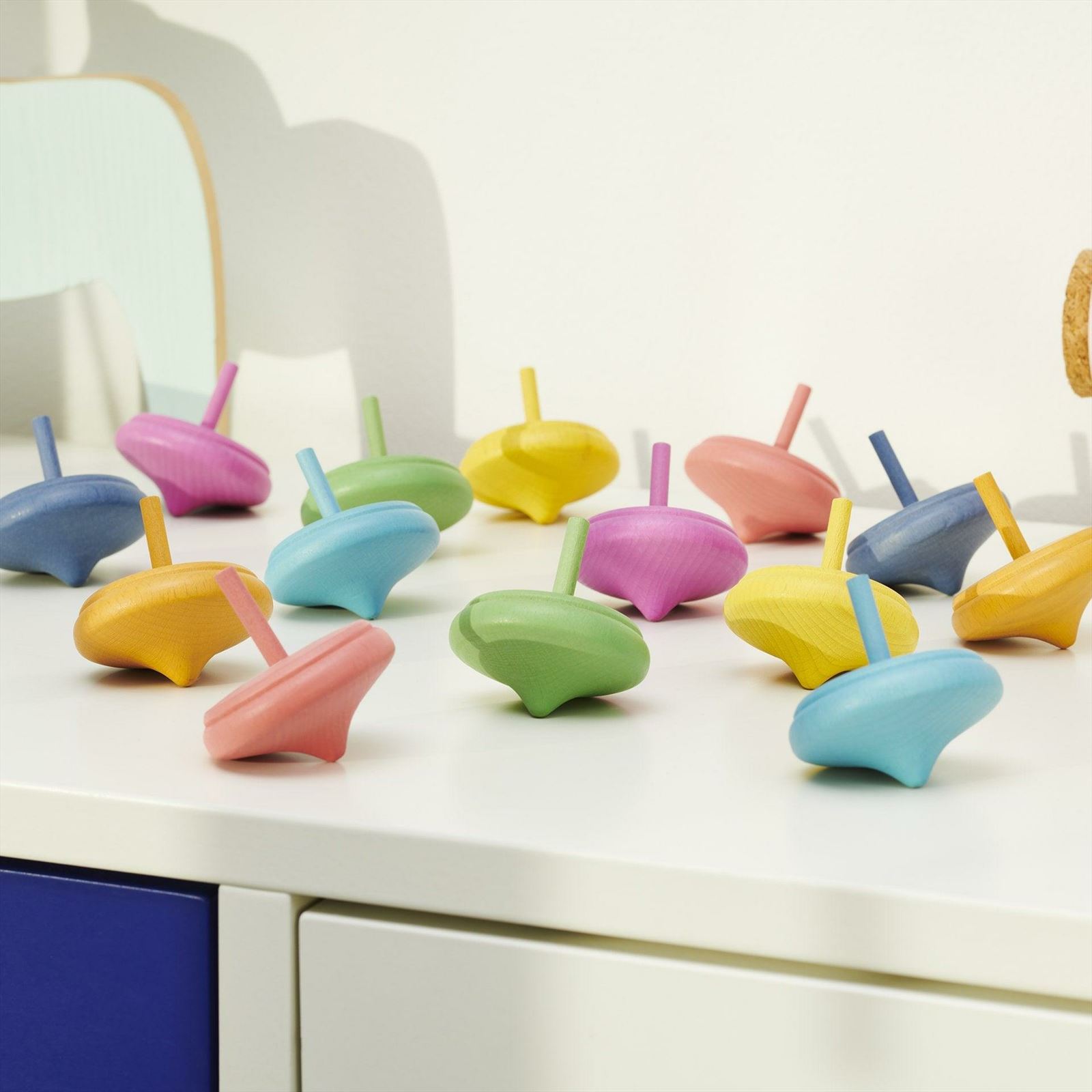 TickiT - Regenboog Houten Tollen