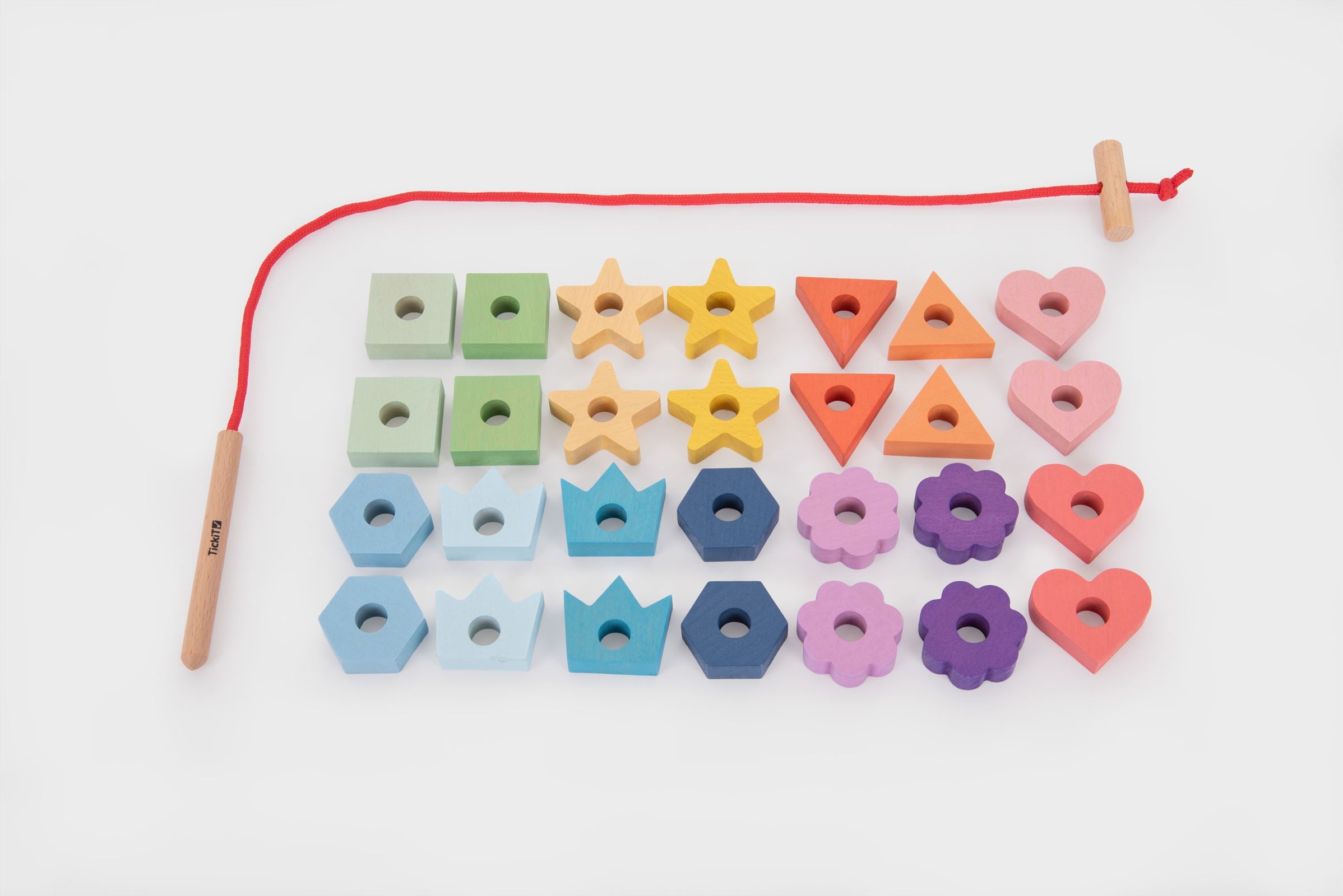 TickiT - Regenboog Houten Vetervormen