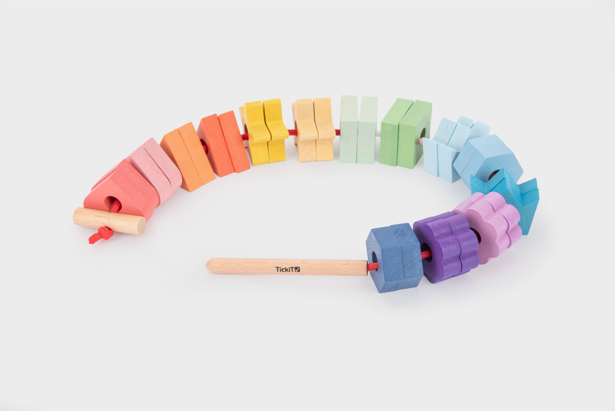 TickiT - Regenboog Houten Vetervormen