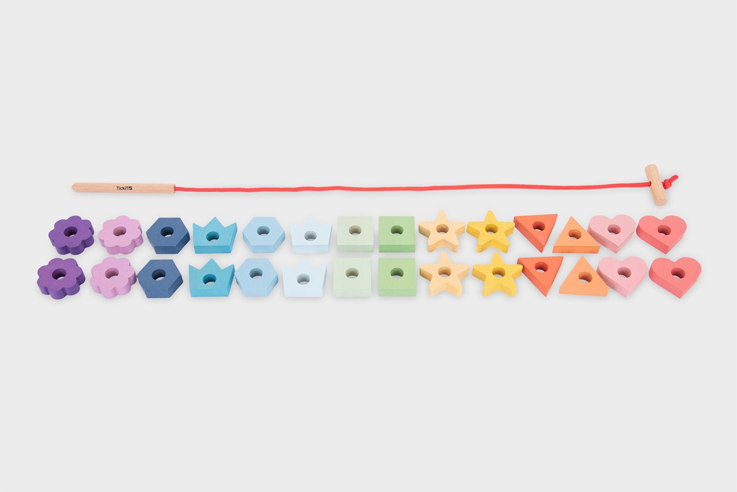 TickiT - Regenboog Houten Vetervormen