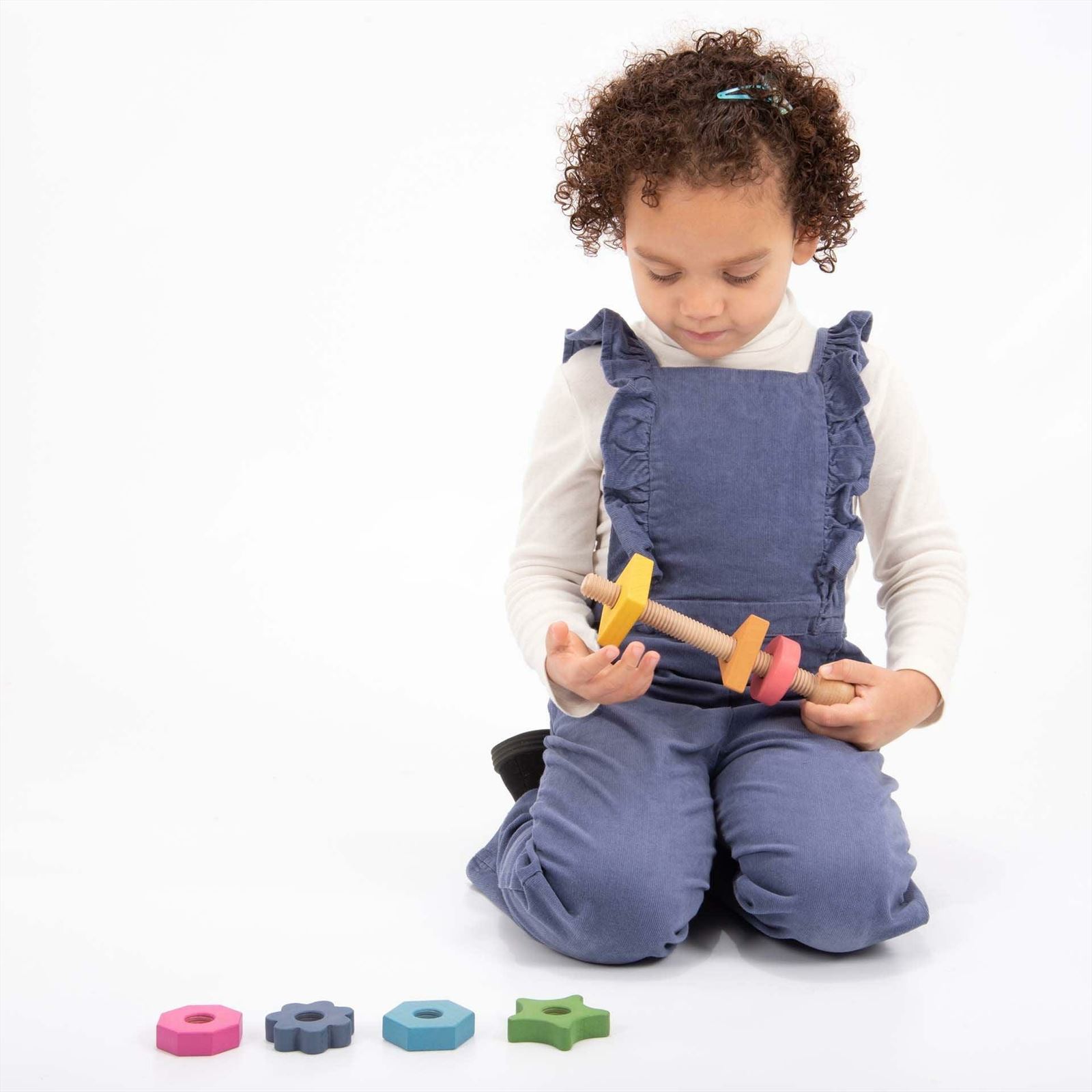 TickiT - Regenboog Houten Vorm Twister