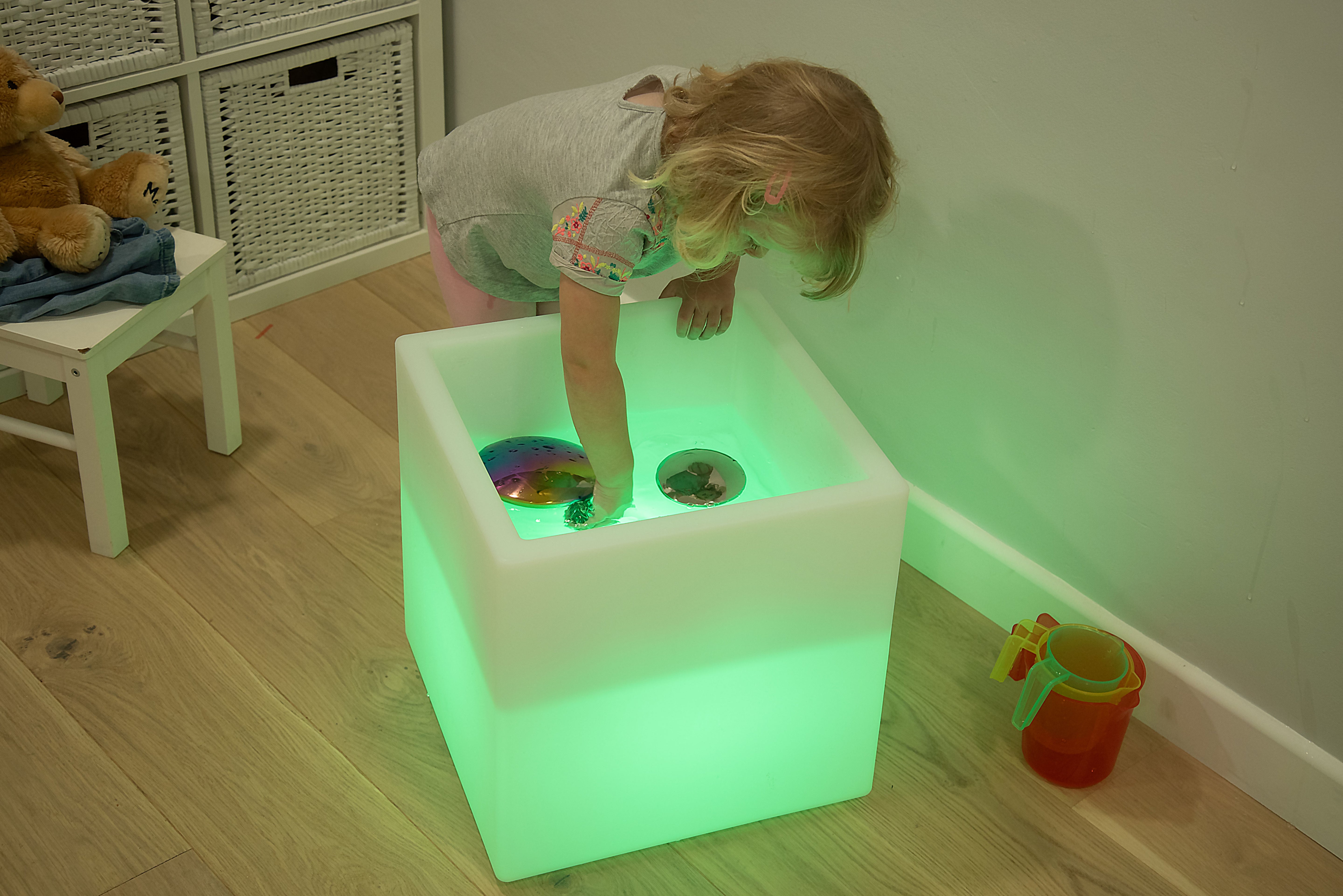 TickiT - Sensorische Kubus Watertafel met Sfeerverlichting