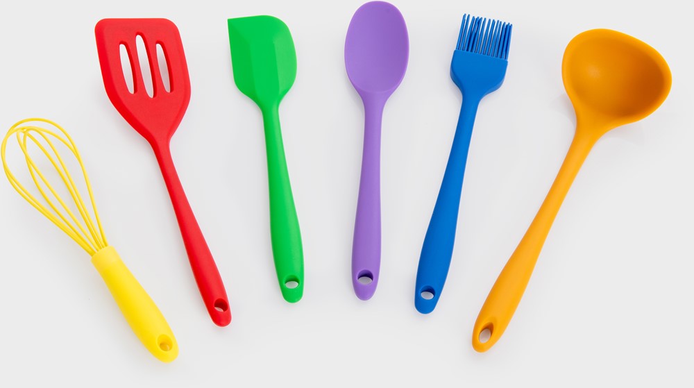 TickiT siliconen regenboog keukengerei set