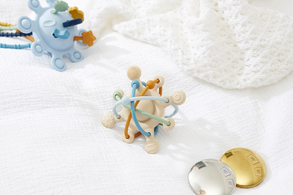 TickiT SiliSoft fidget-rammelaar Neutrale tinten
