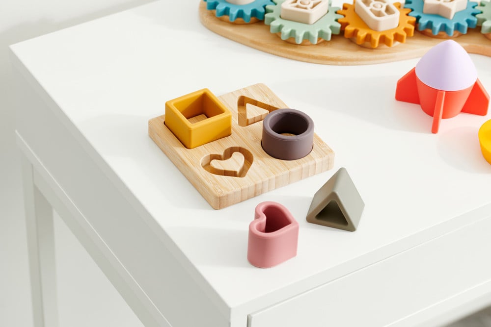 TickiT - Silisoft Figurenpuzzel (aarde Kleuren)