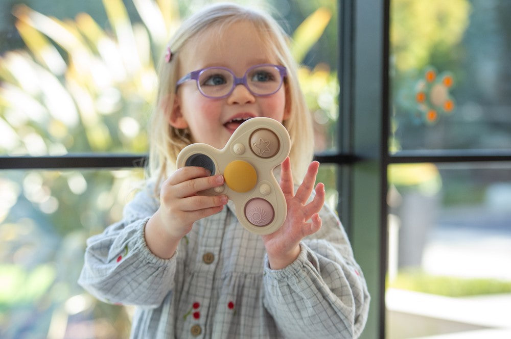 TickiT SiliSoft jumbo spinner Aardetinten