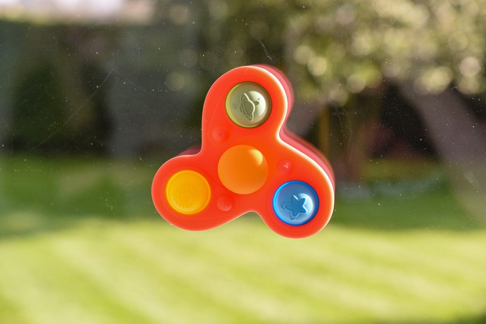 TickiT SiliSoft jumbo spinner Regenboog
