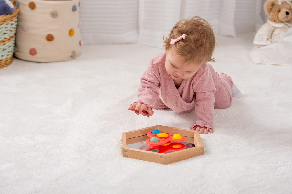TickiT SiliSoft jumbo spinner Regenboog