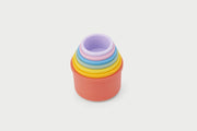 TickiT - Silisoft Ronde Stapelbekers (regenboog)
