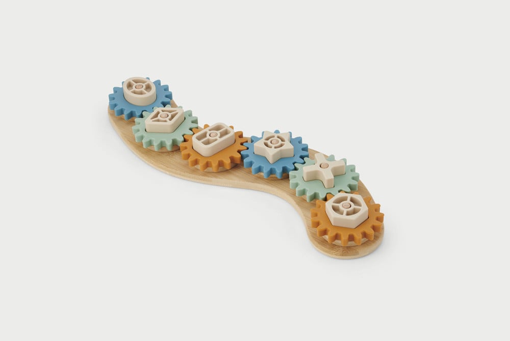 TickiT - Silisoft Tandwielpuzzel (neutrale Kleuren)