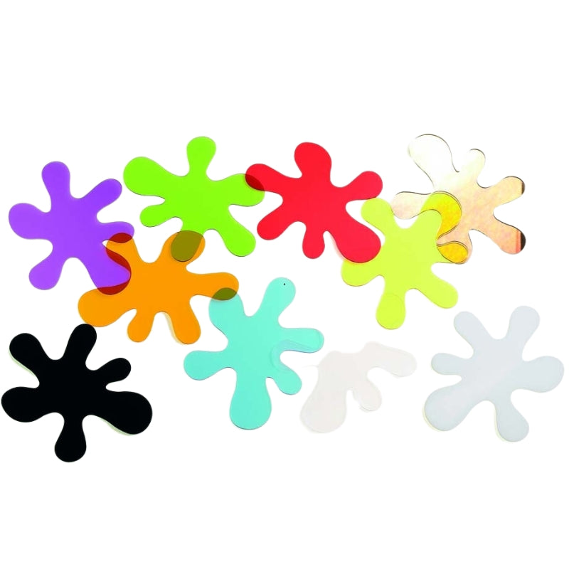 TickiT - kleurrijke verfspetters - 10 stuks