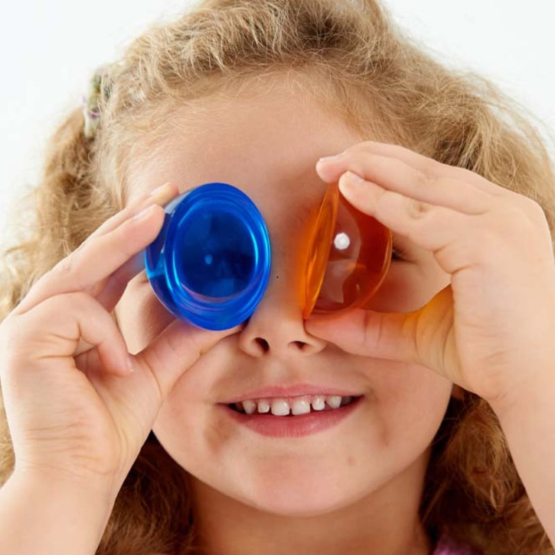 TickiT - sensorische gekleurde halve bollen - 8 stuks