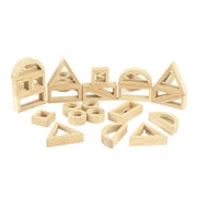 TickiT - houten blokken met spiegels - 24 stuks