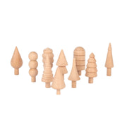TickiT - Houten bomen - 10 stuks