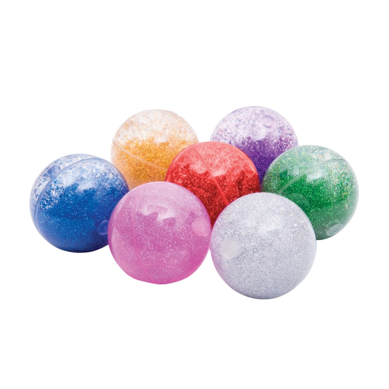 TickiT - sensorische gekleurde ballen met glitter - 7 stuks