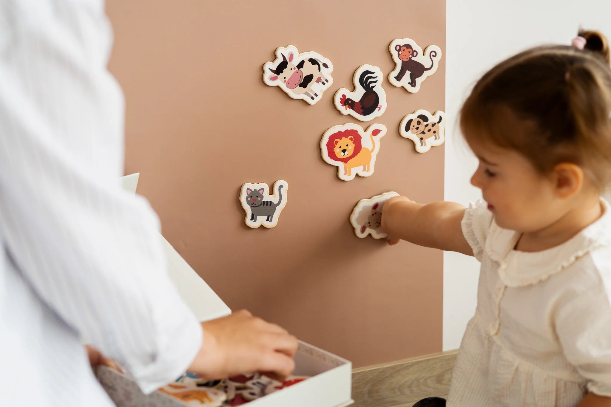 Tix&Mix - Magnetische Speelset Dieren Ontmoeten, 20-delig