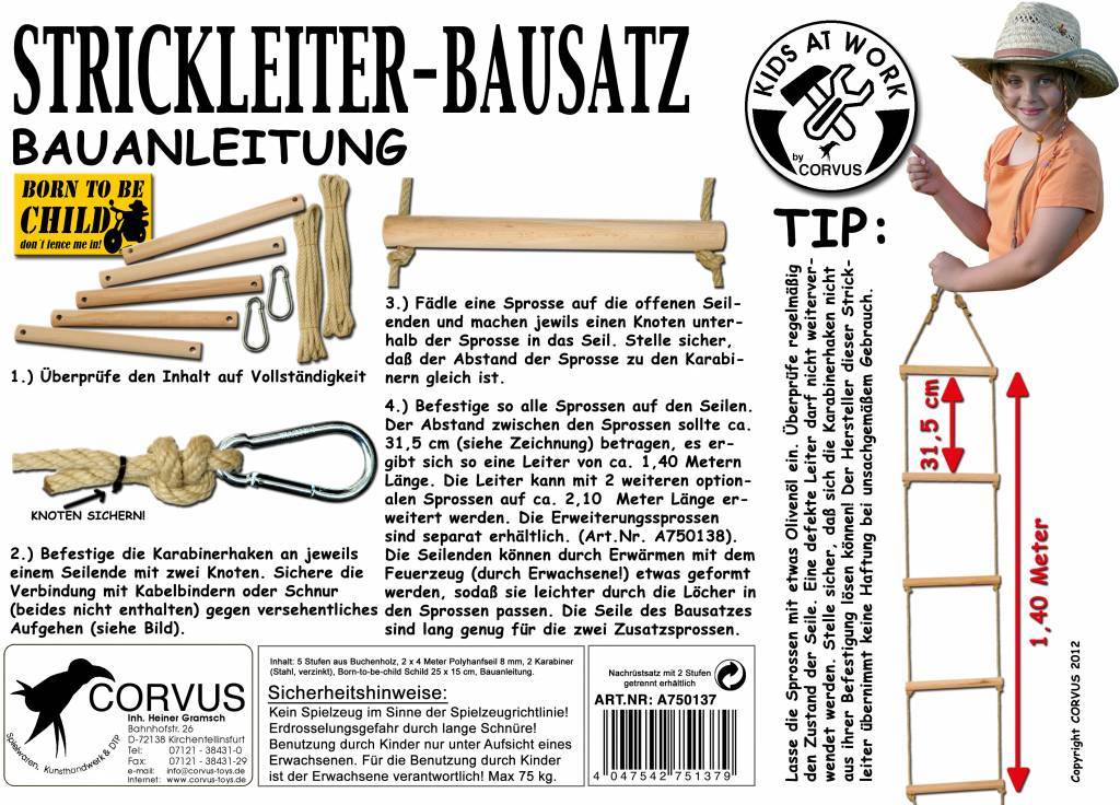 Kids At Work - Touwladder DIY