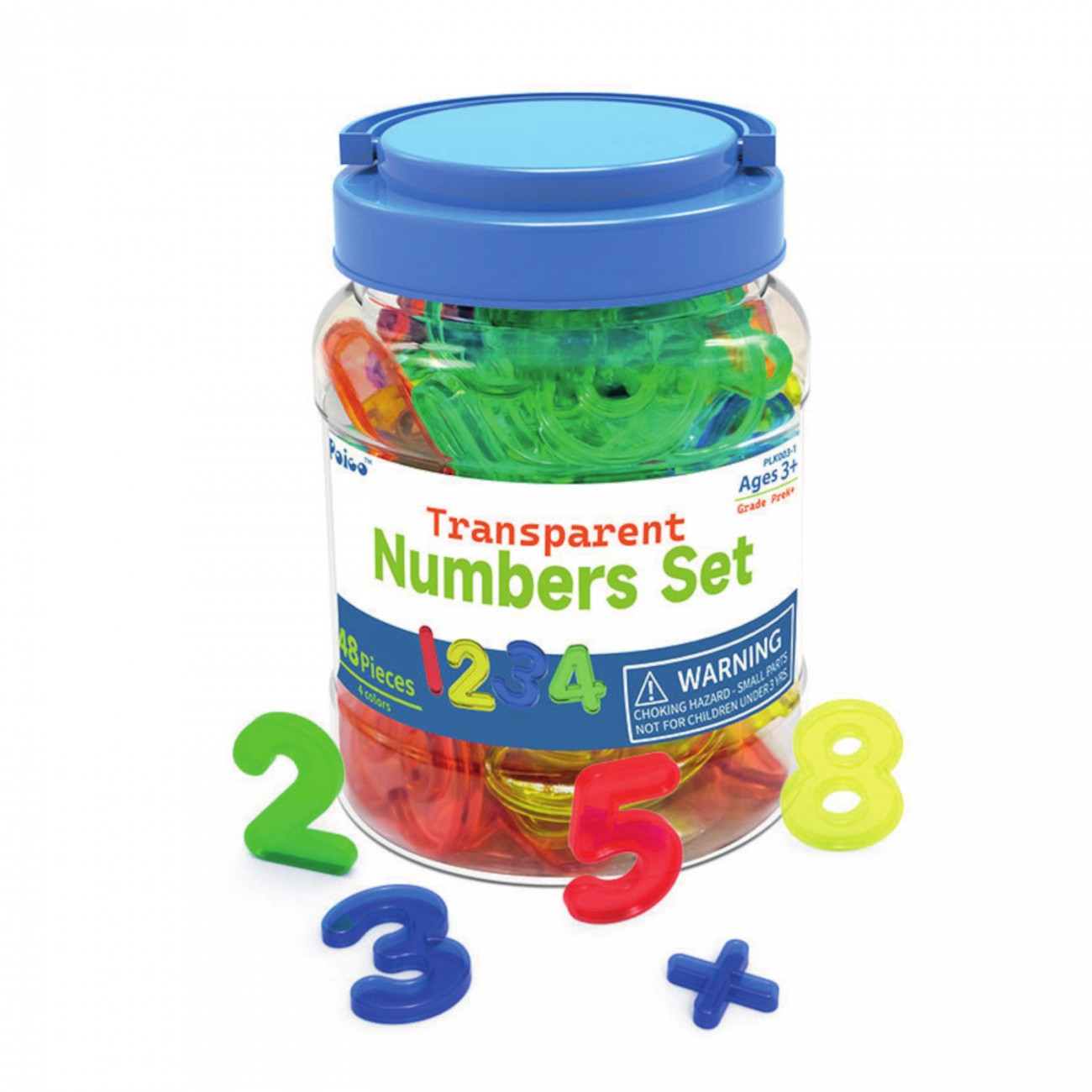 Amaya - 48 doorzichtige gekleurde nummers