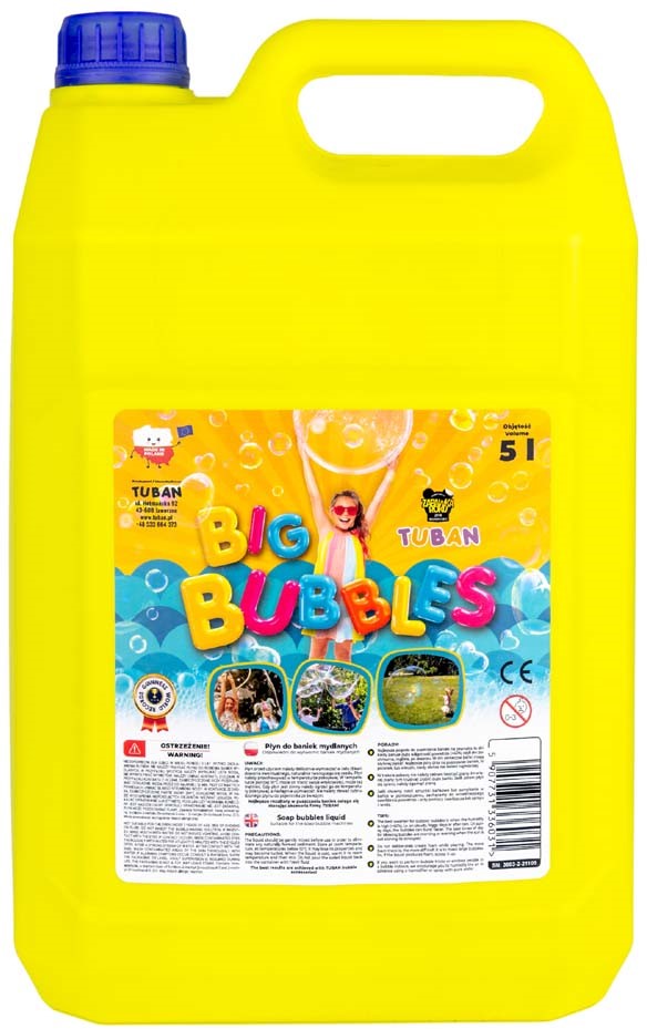 Tuban - Bellenblaas vloeistof voor grote zeepbellen 5 liter