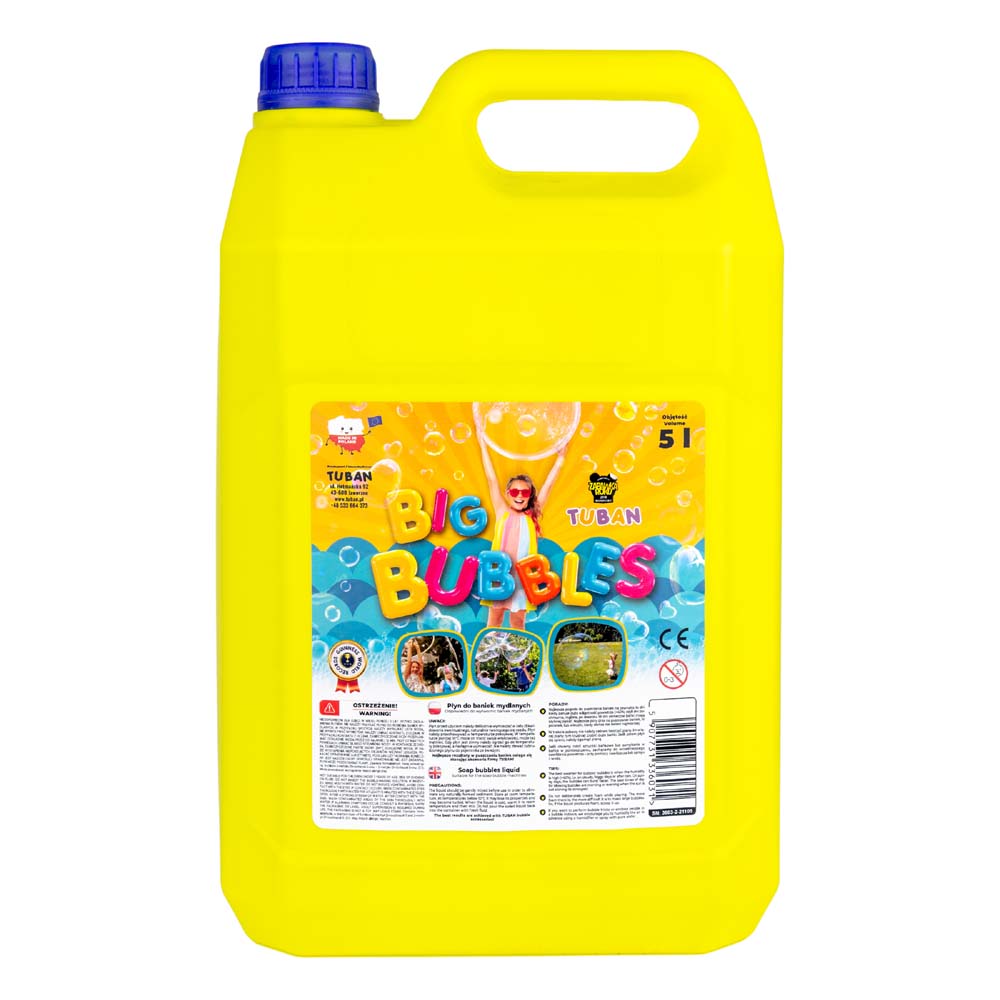 Tuban - Bellenblaas vloeistof voor grote zeepbellen 5 liter