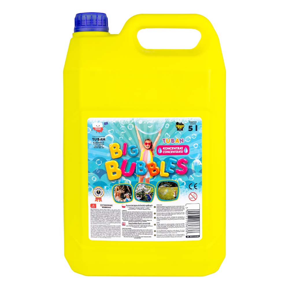Tuban - Bellenblaasconcentraat voor grote zeepbellen 5 liter