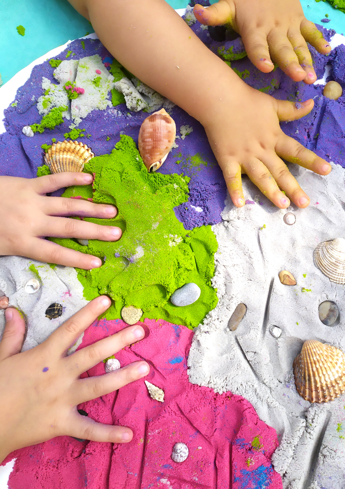 Tuban - DIY set slijm en kinetisch zand