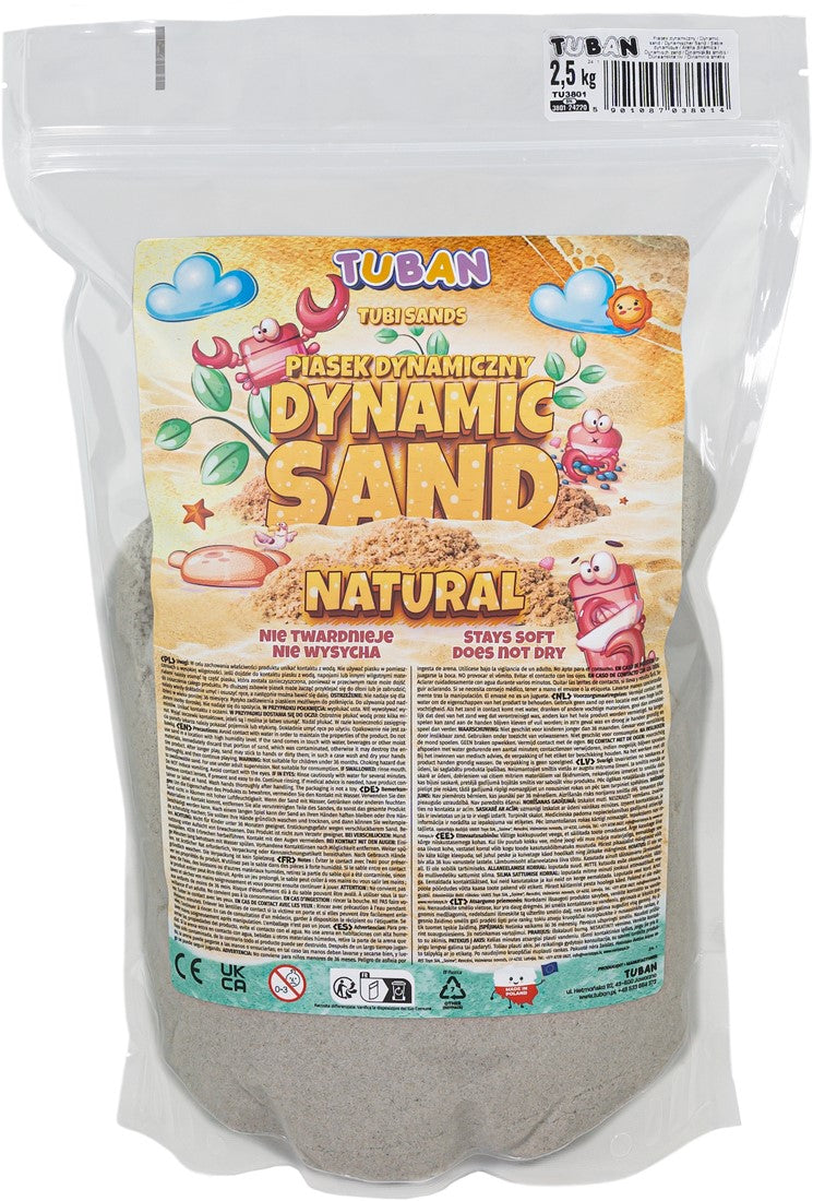 Tuban - kinetisch zand naturel 2,5 kg