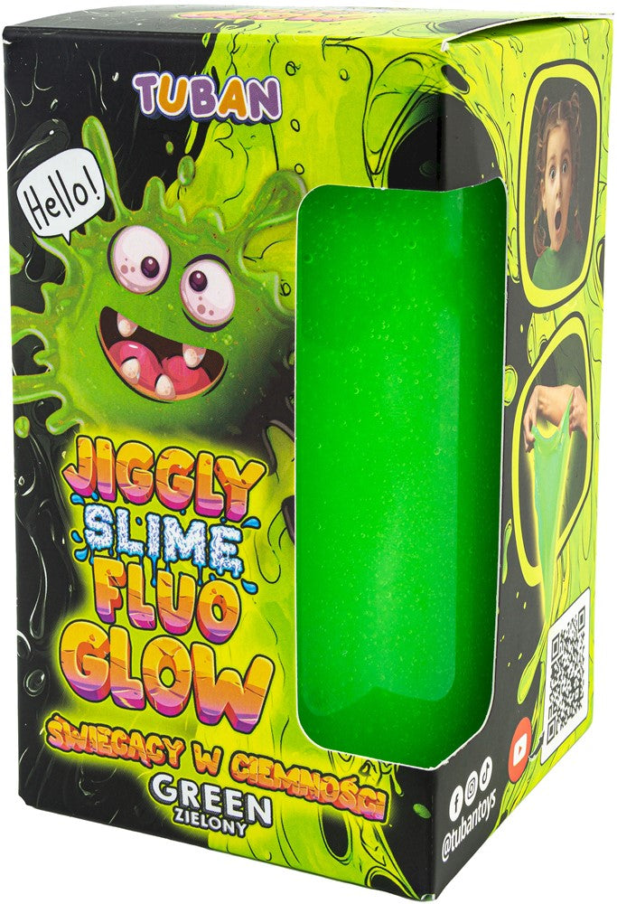 Tuban - Jiggly Slime Fluo Glow groen 430 gram
