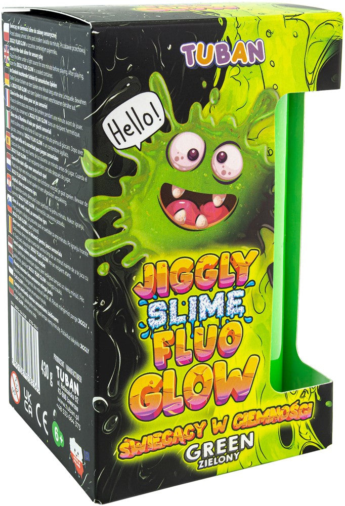 Tuban - Jiggly Slime Fluo Glow groen 430 gram