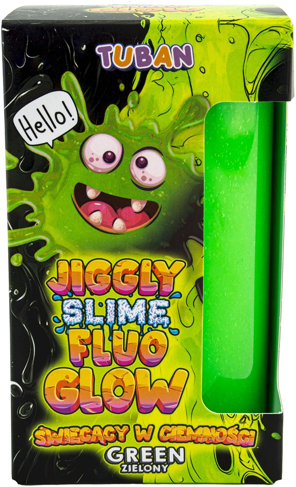 Tuban - Jiggly Slime Fluo Glow groen 430 gram