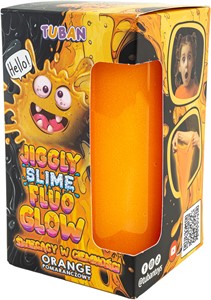 Tuban - Jiggly Slime Fluo Glow oranje 430 gram