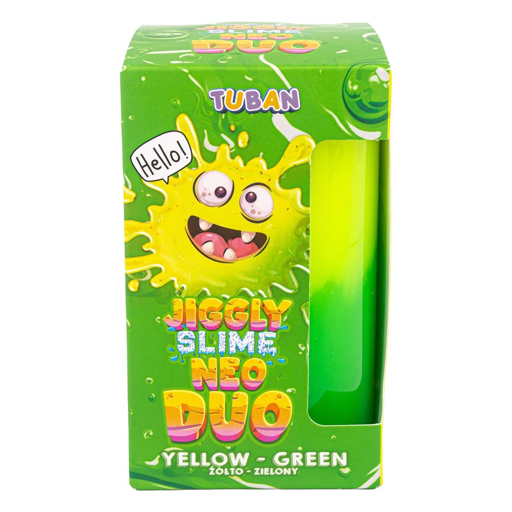Tuban - Jiggly Slime Neo Duo geel-groen 430 gram