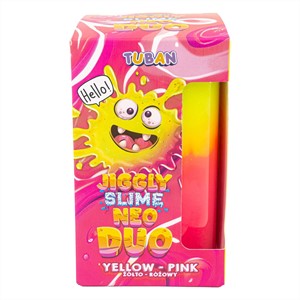 Tuban - Jiggly Slime Neo Duo geel roze 430 gram