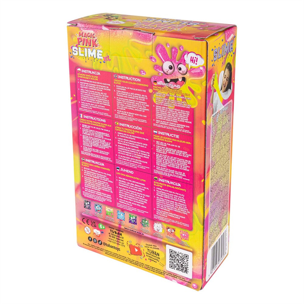 Tuban - Doe-het-zelf slijmset Magic Pink XL met kleurverandering