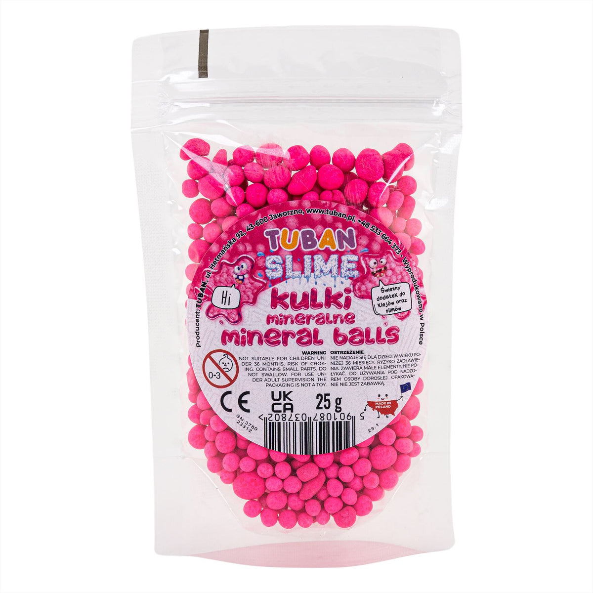 Tuban - Minerale ballen roze 25 gram
